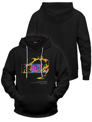 Fandomaniax - Tanjiro Psych Unisex Pullover Hoodie