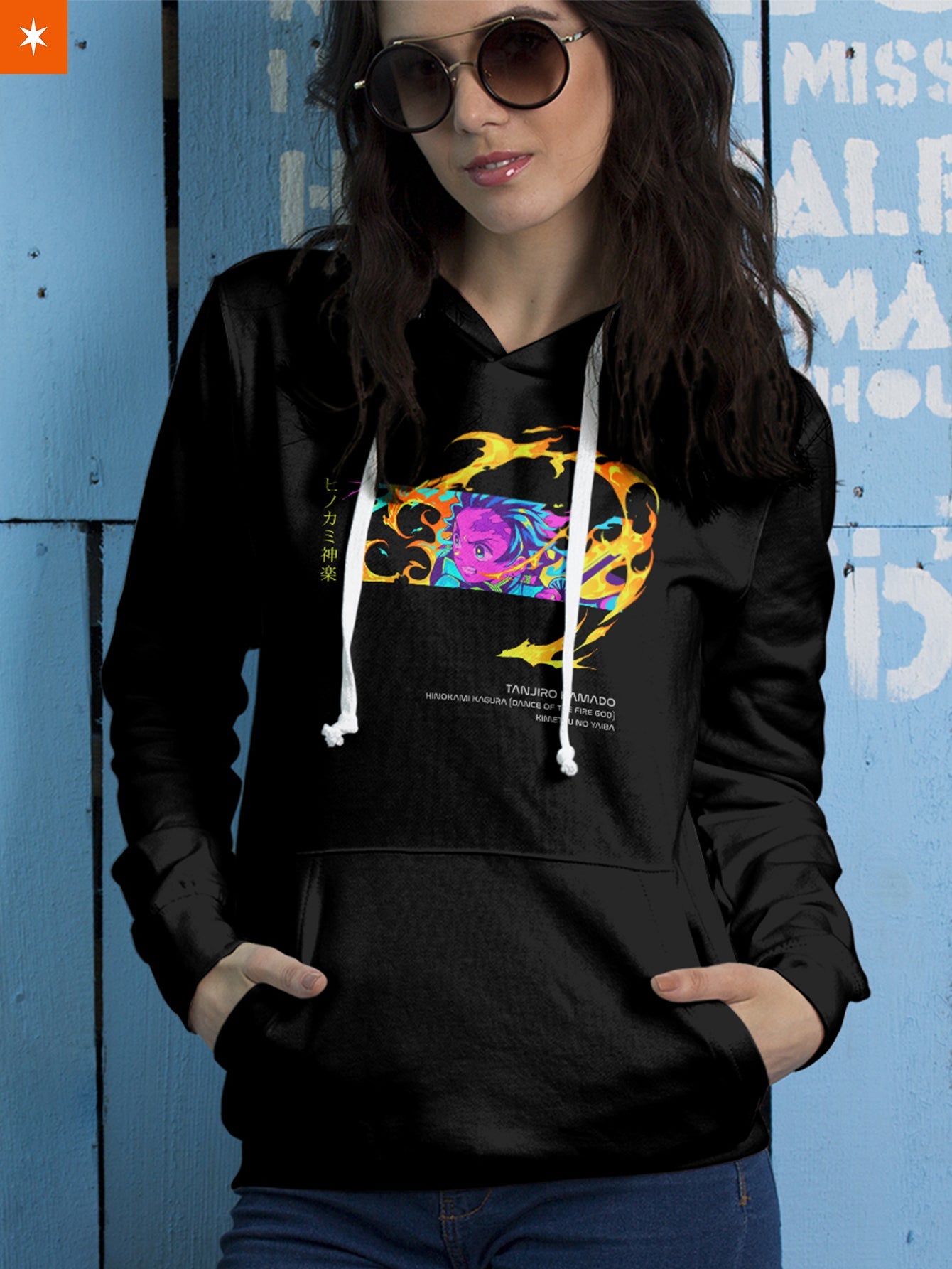 Fandomaniax - Tanjiro Psych Unisex Pullover Hoodie