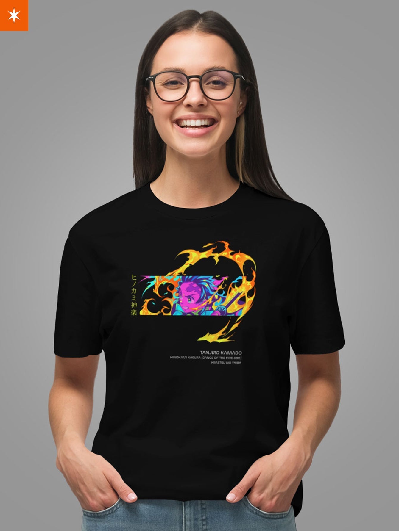 Fandomaniax - Tanjiro Psych Unisex T-Shirt