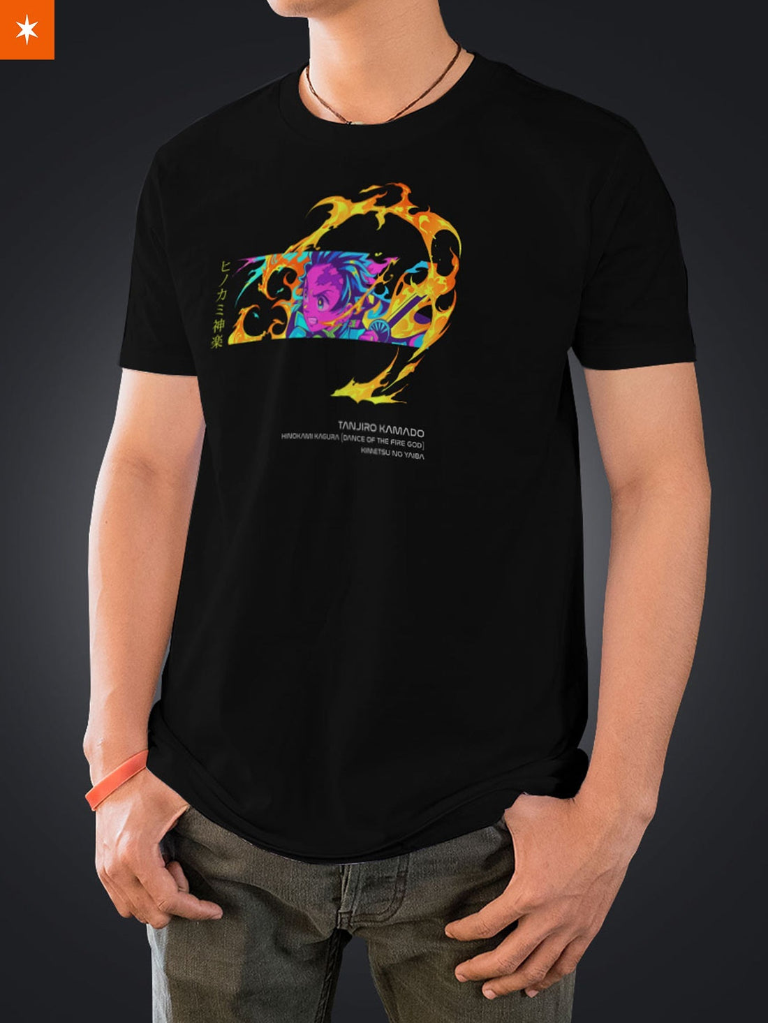 Fandomaniax - Tanjiro Psych Unisex T-Shirt