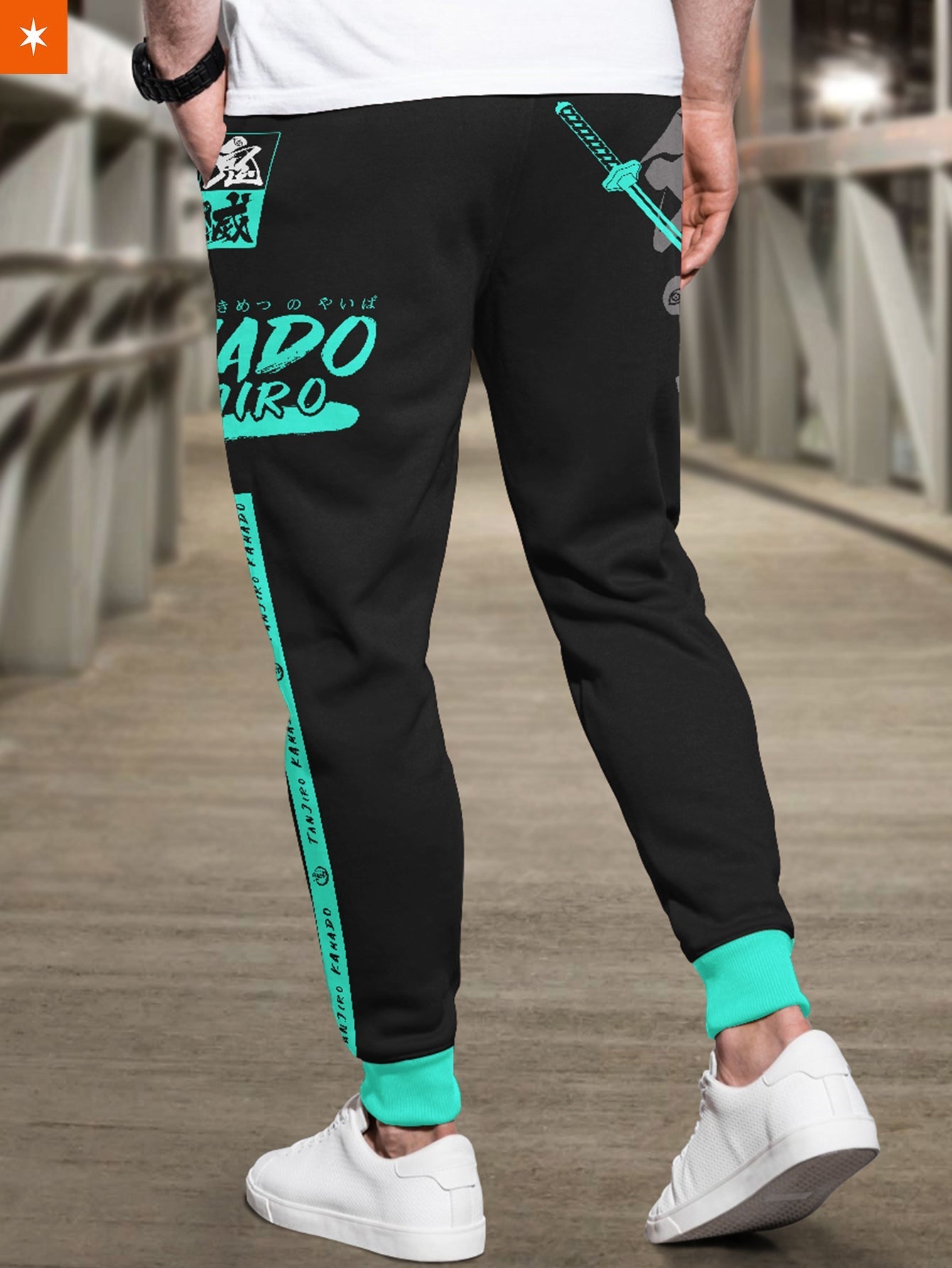 Fandomaniax - Tanjiro Style Jogger Pants