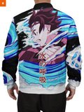 Fandomaniax - Tanjiro Water Style Bomber Jacket