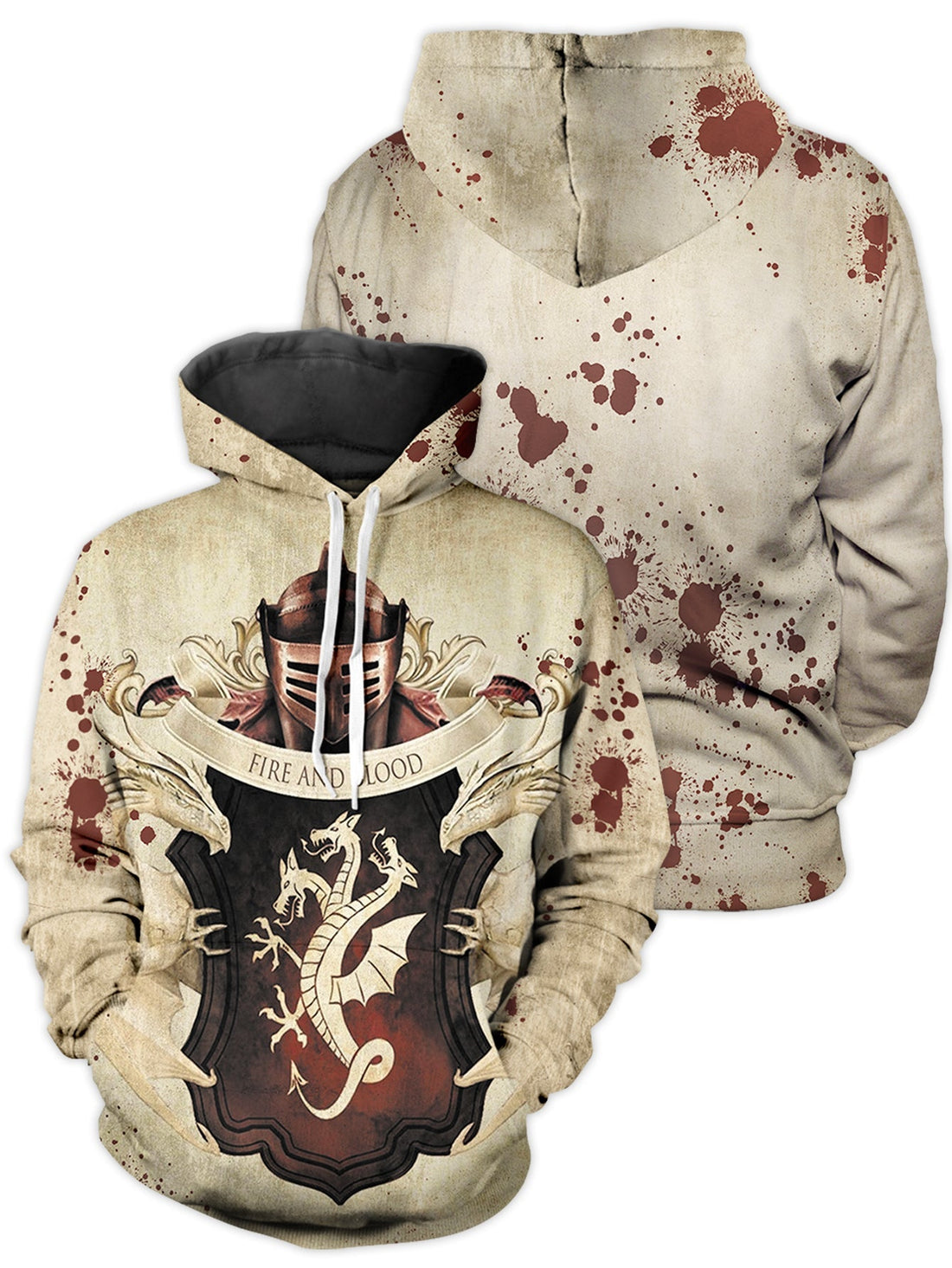 Fandomaniax - Targaryen Blood Unisex Pullover Hoodie