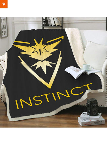 Fandomaniax - Team Instinct Throw Blanket