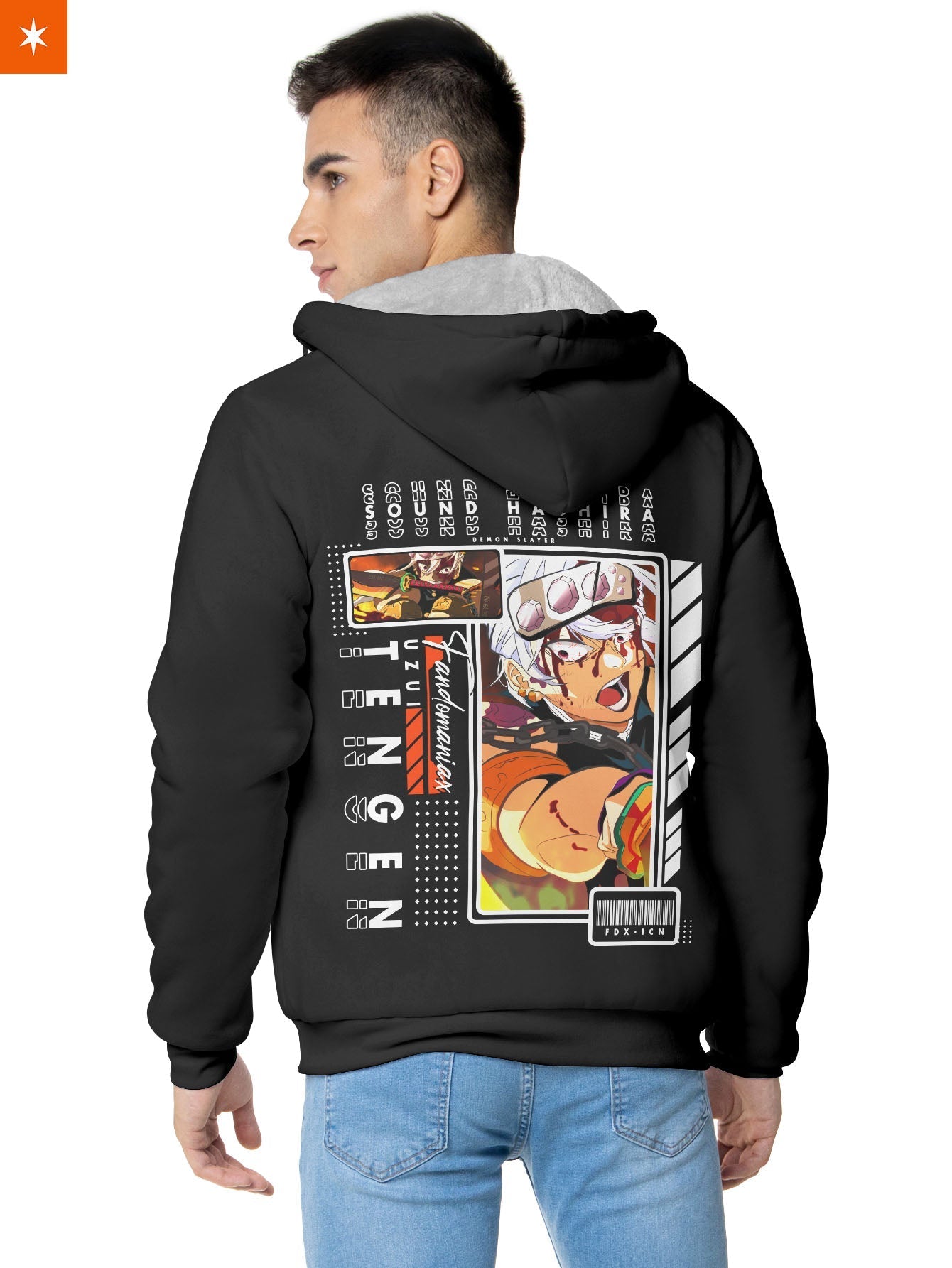 Fandomaniax - Tengen Icon Velvet Hoodie