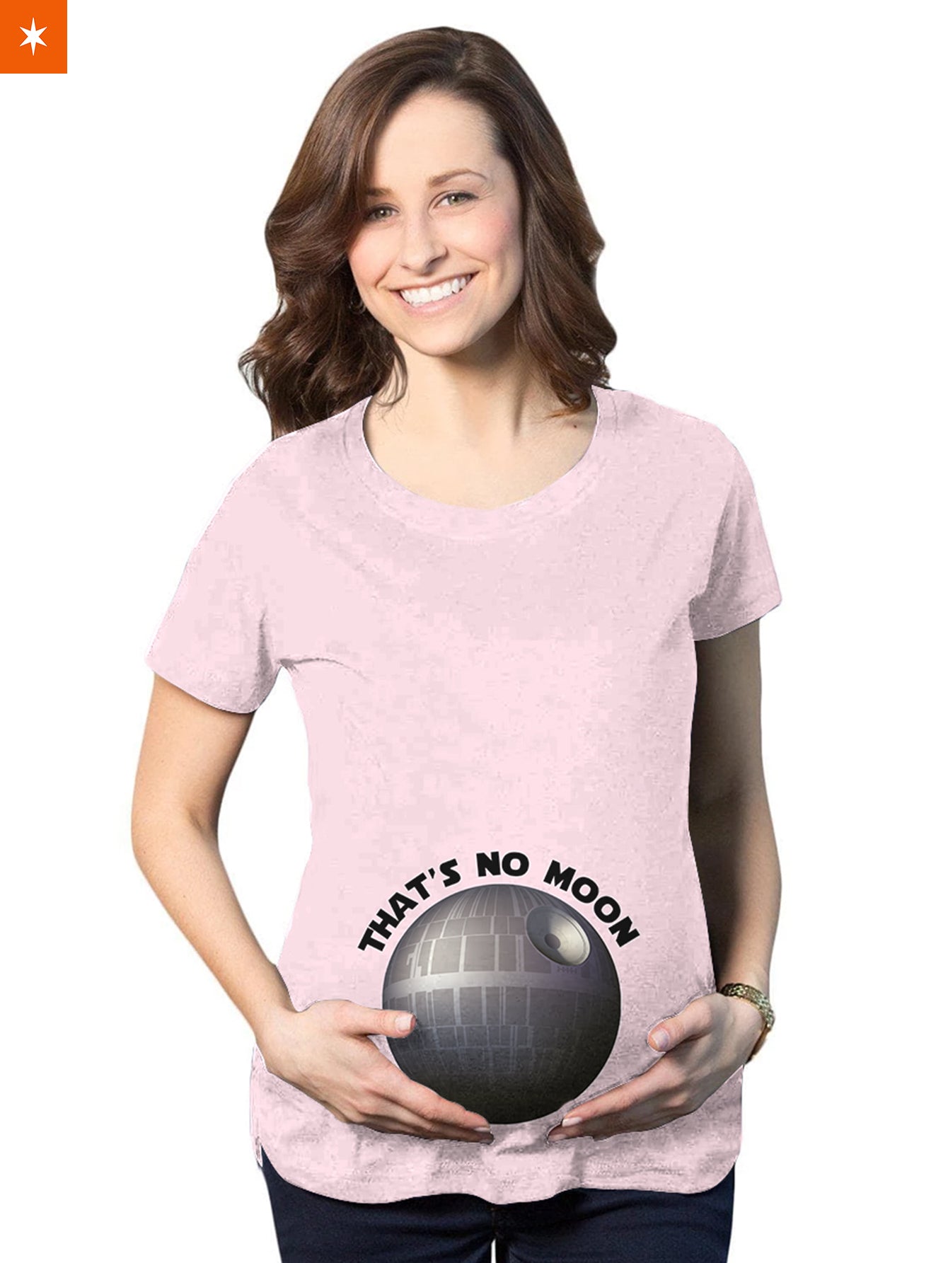 Fandomaniax - That's No Moon Maternity T-Shirt