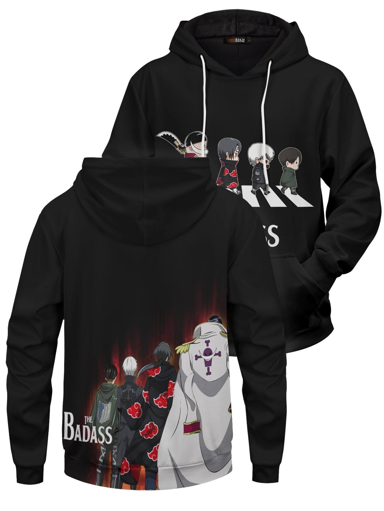 Fandomaniax - The Badass Crossover Unisex Pullover Hoodie