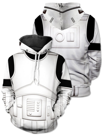 Fandomaniax - The Empire Storm Trooper V2 Unisex Pullover Hoodie