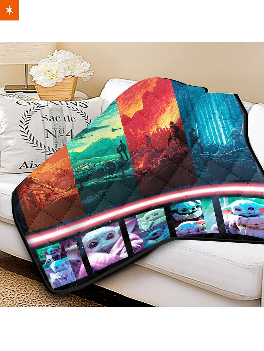 Fandomaniax - The Force Awakens Quilt Blanket