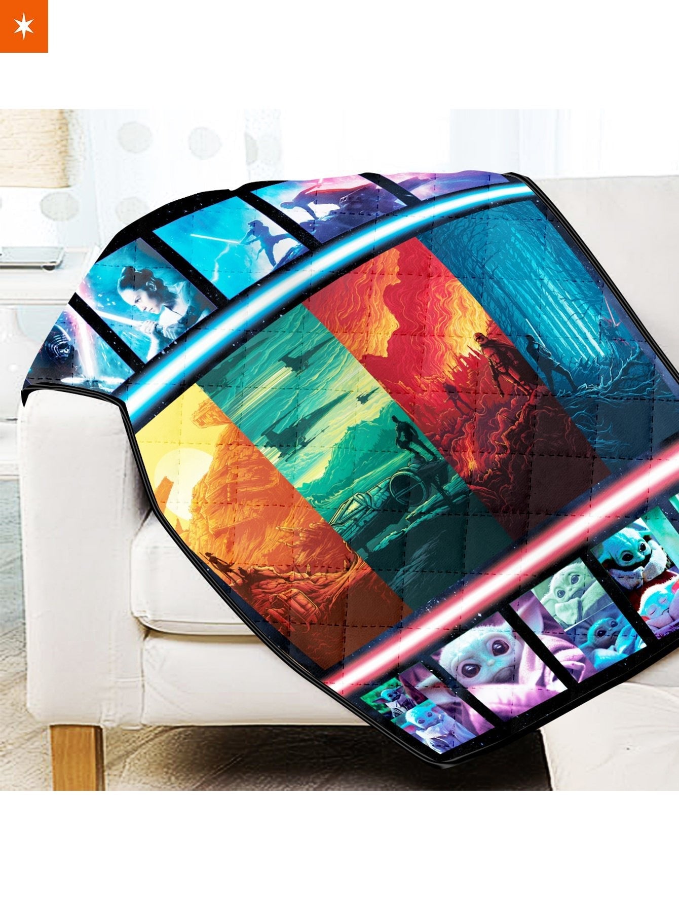 Fandomaniax - The Force Awakens Quilt Blanket