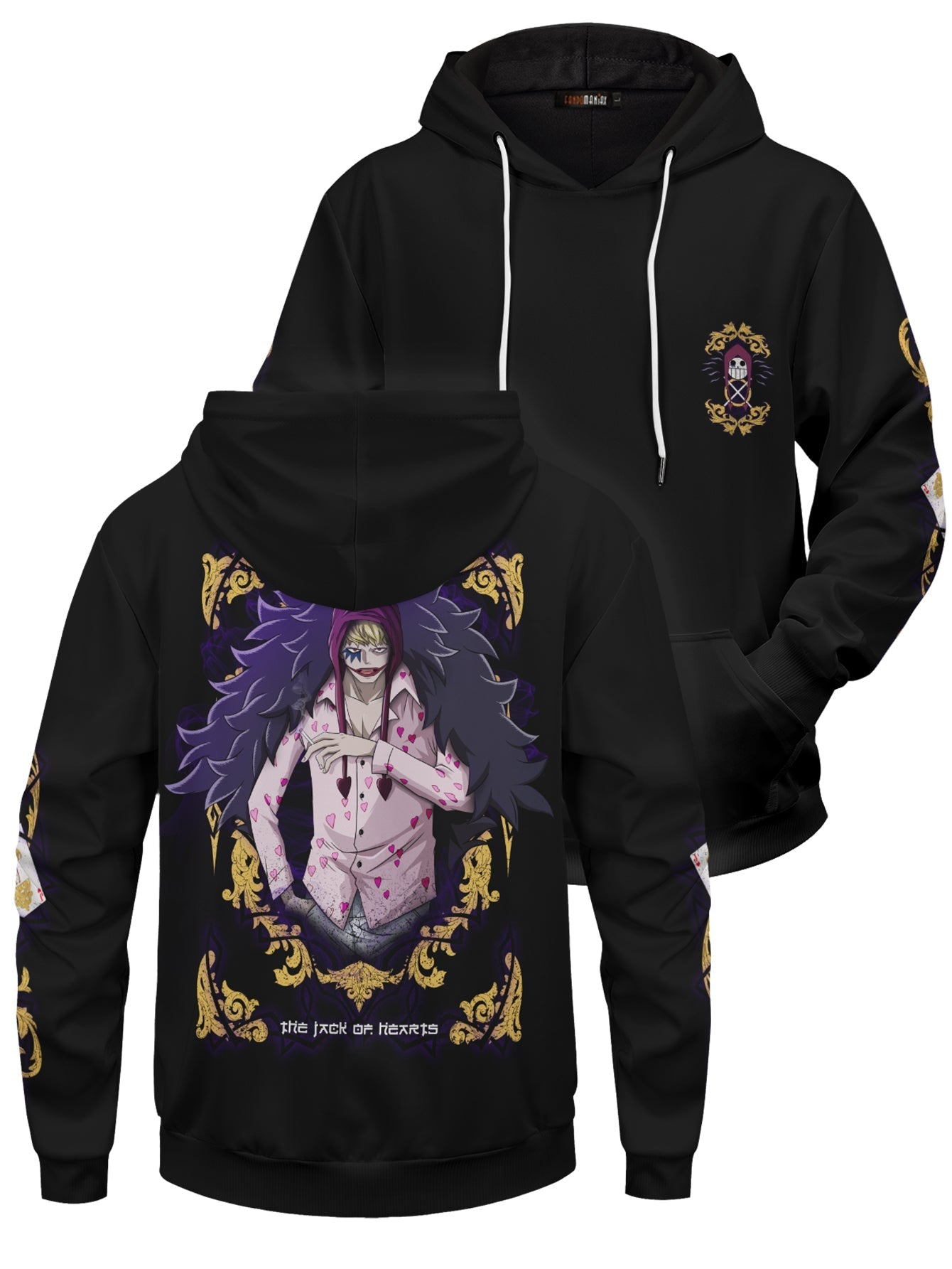 Fandomaniax - The Jack of Hearts Unisex Pullover Hoodie