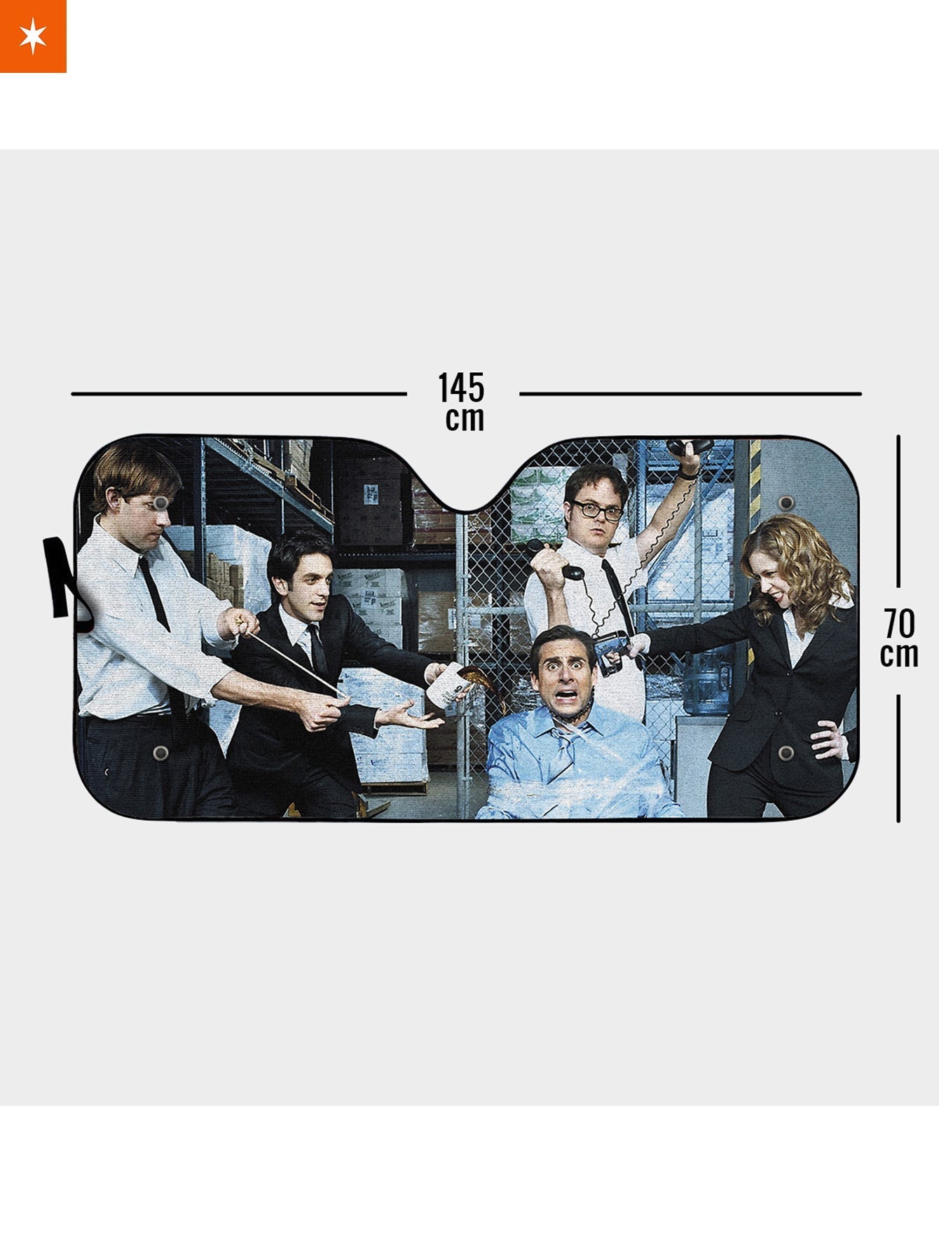 Fandomaniax - The Office Cast Auto Sun Shade