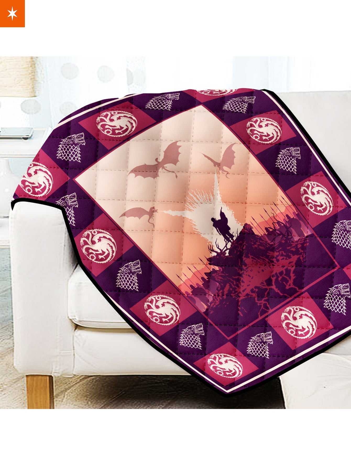 Fandomaniax - The Reign of the Queen Quilt Blanket