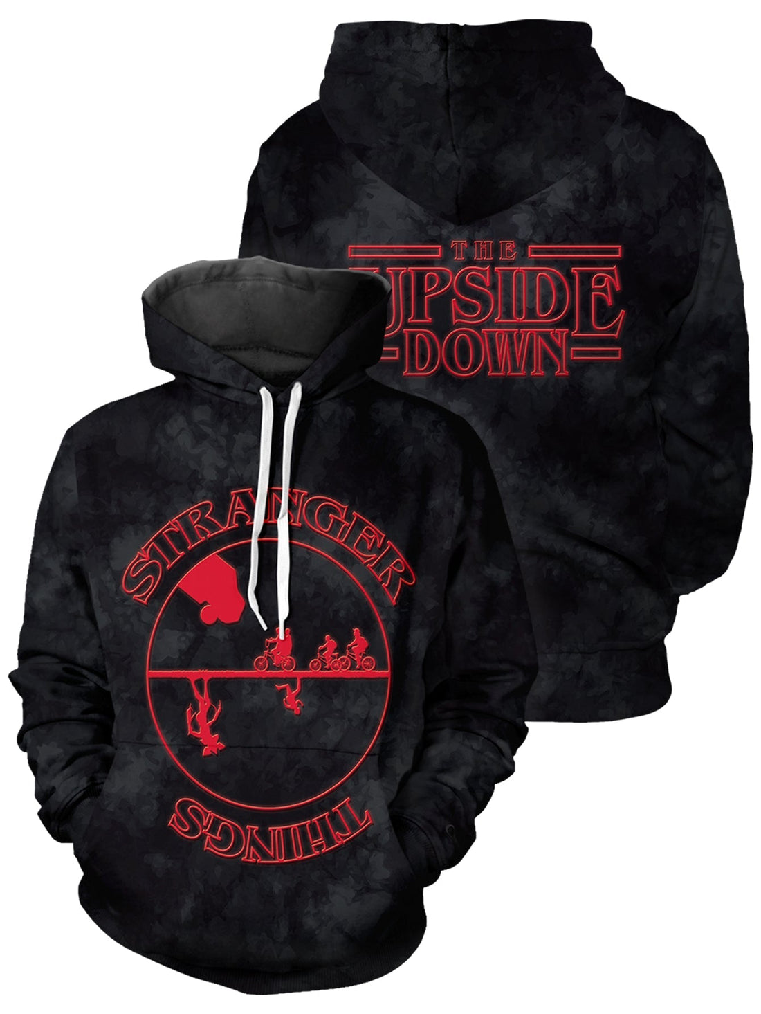 Fandomaniax - The Upside Down Unisex Pullover Hoodie