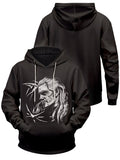 Fandomaniax - The White Wolf Unisex Pullover Hoodie