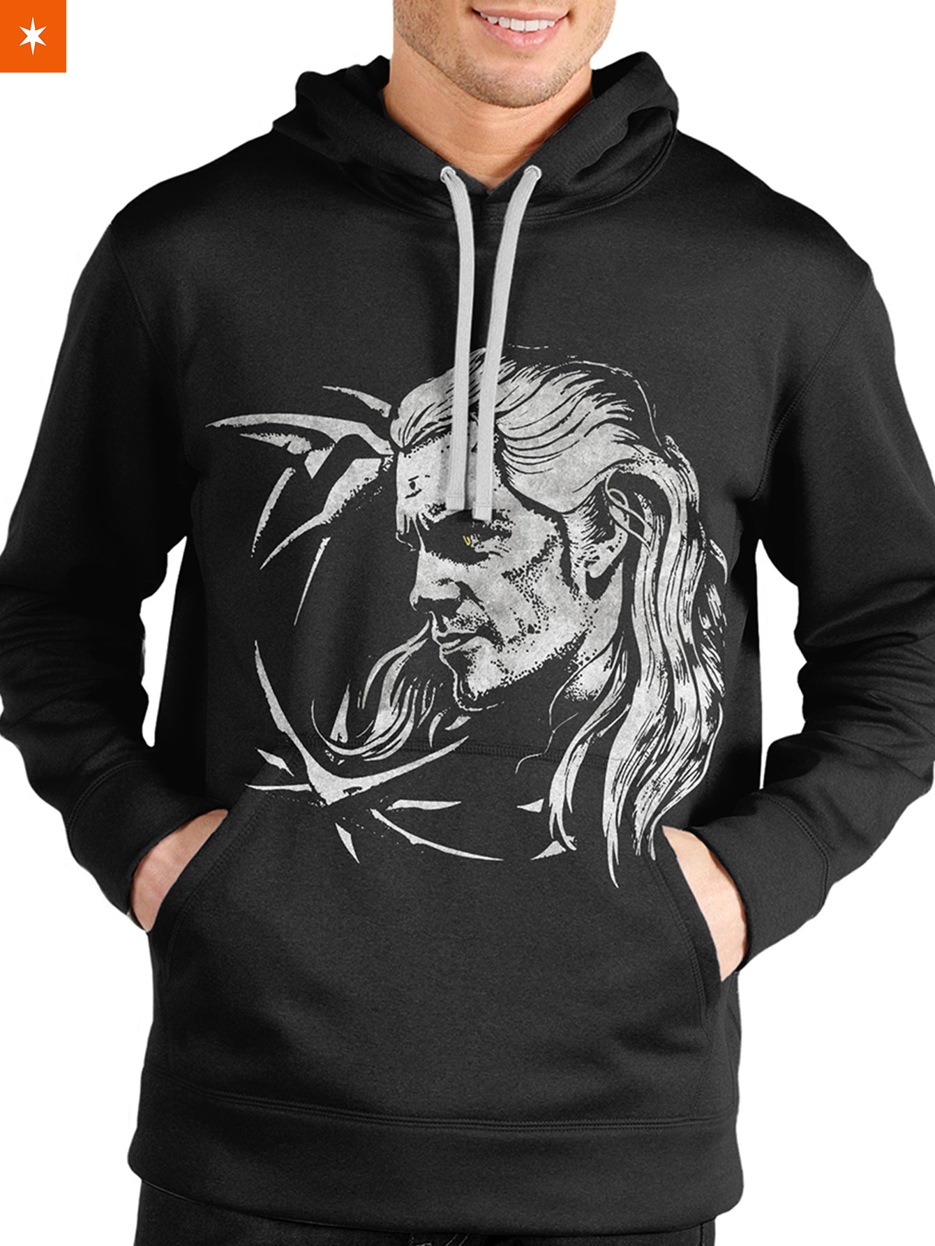 Fandomaniax - The White Wolf Unisex Pullover Hoodie