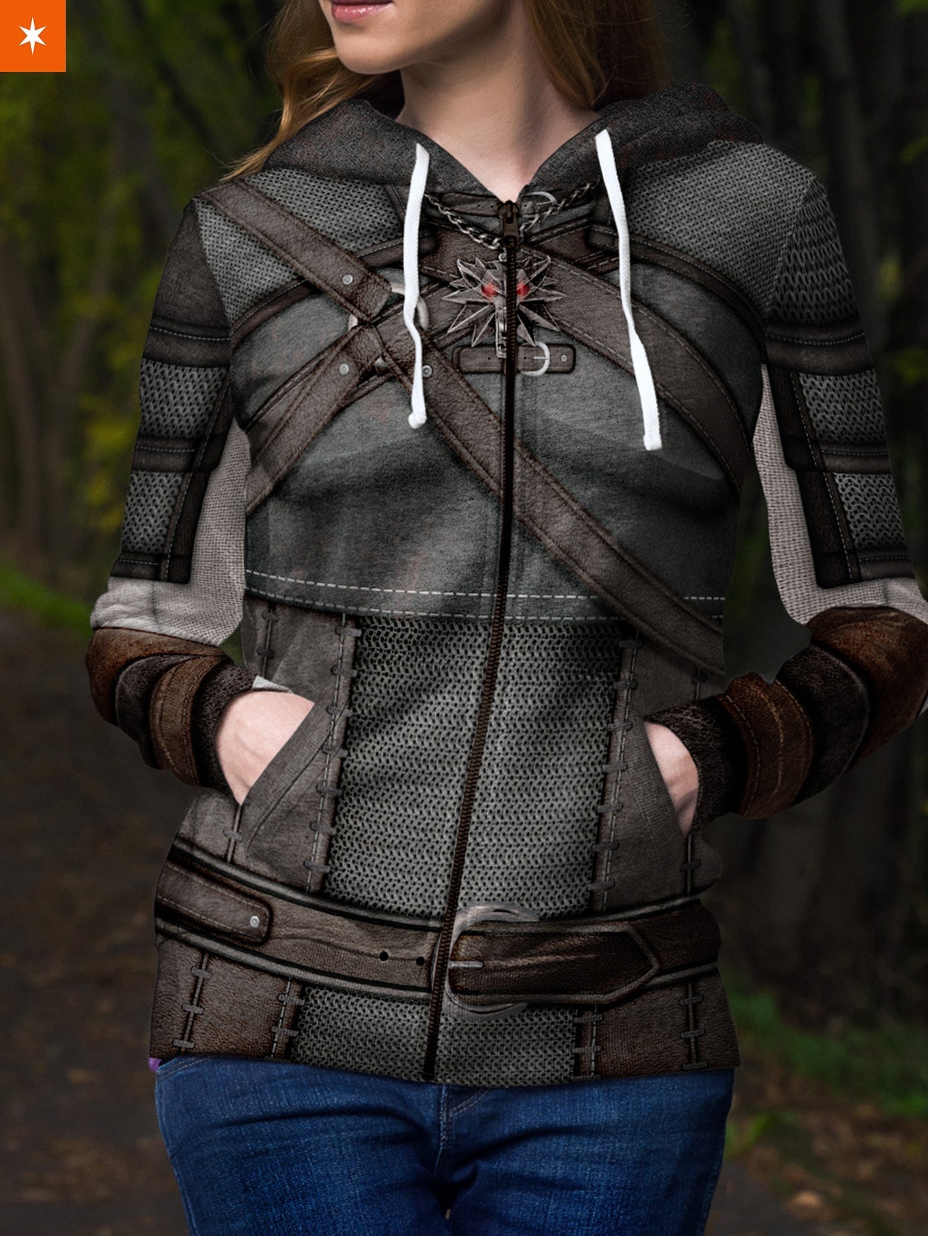 Fandomaniax - The Witcher Unisex Zipped Hoodie