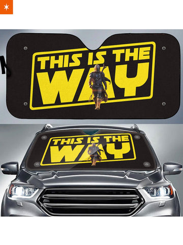 Fandomaniax - This is the Way Auto Sun Shade