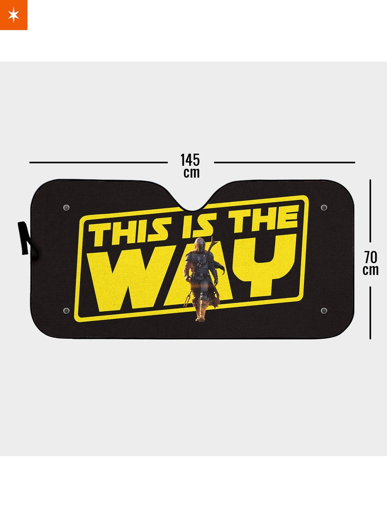 Fandomaniax - This is the Way Auto Sun Shade