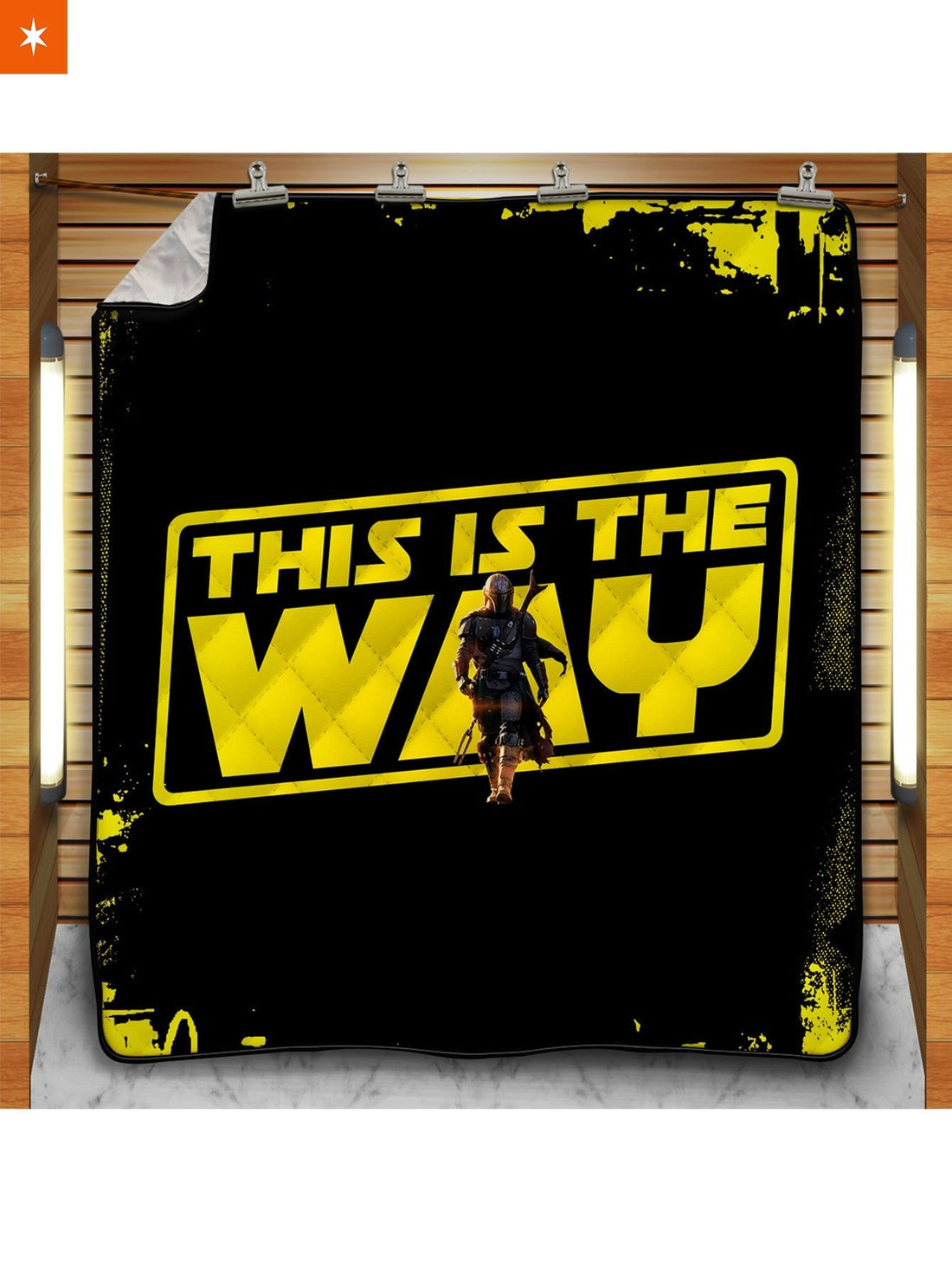 Fandomaniax - This is the Way Quilt Blanket