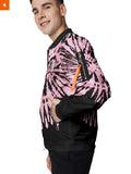 Fandomaniax - Tie Dye Nezuko Bomber Jacket