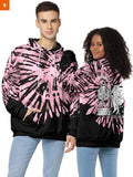 Fandomaniax - Tie Dye Nezuko Unisex Pullover Hoodie