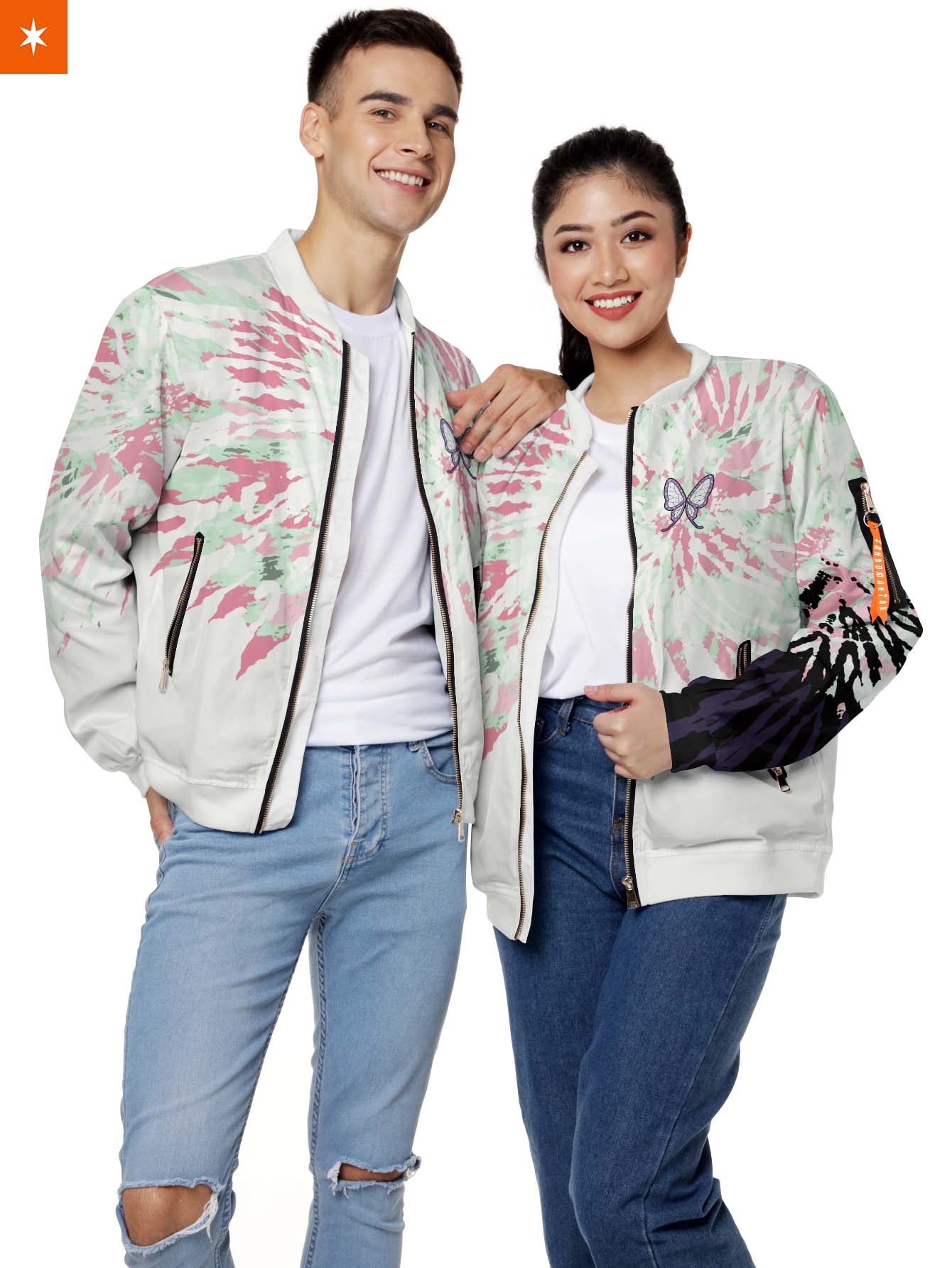 Fandomaniax - Tie Dye Shinobu Bomber Jacket