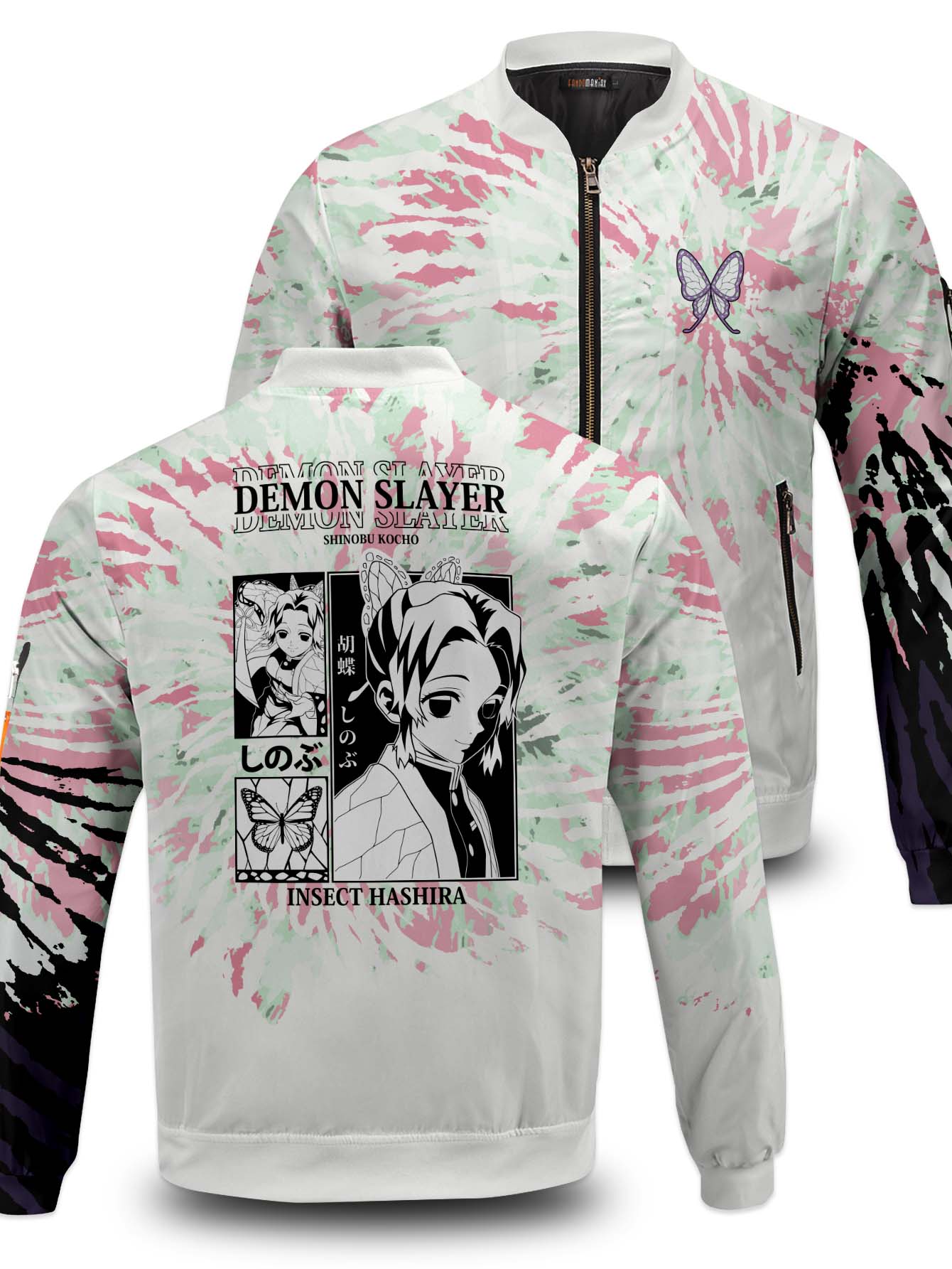 Fandomaniax - Tie Dye Shinobu Bomber Jacket