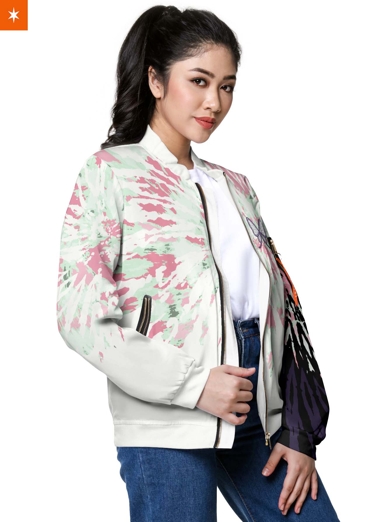 Fandomaniax - Tie Dye Shinobu Bomber Jacket