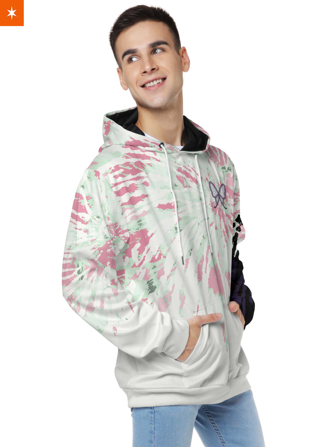 Fandomaniax - Tie Dye Shinobu Unisex Pullover Hoodie