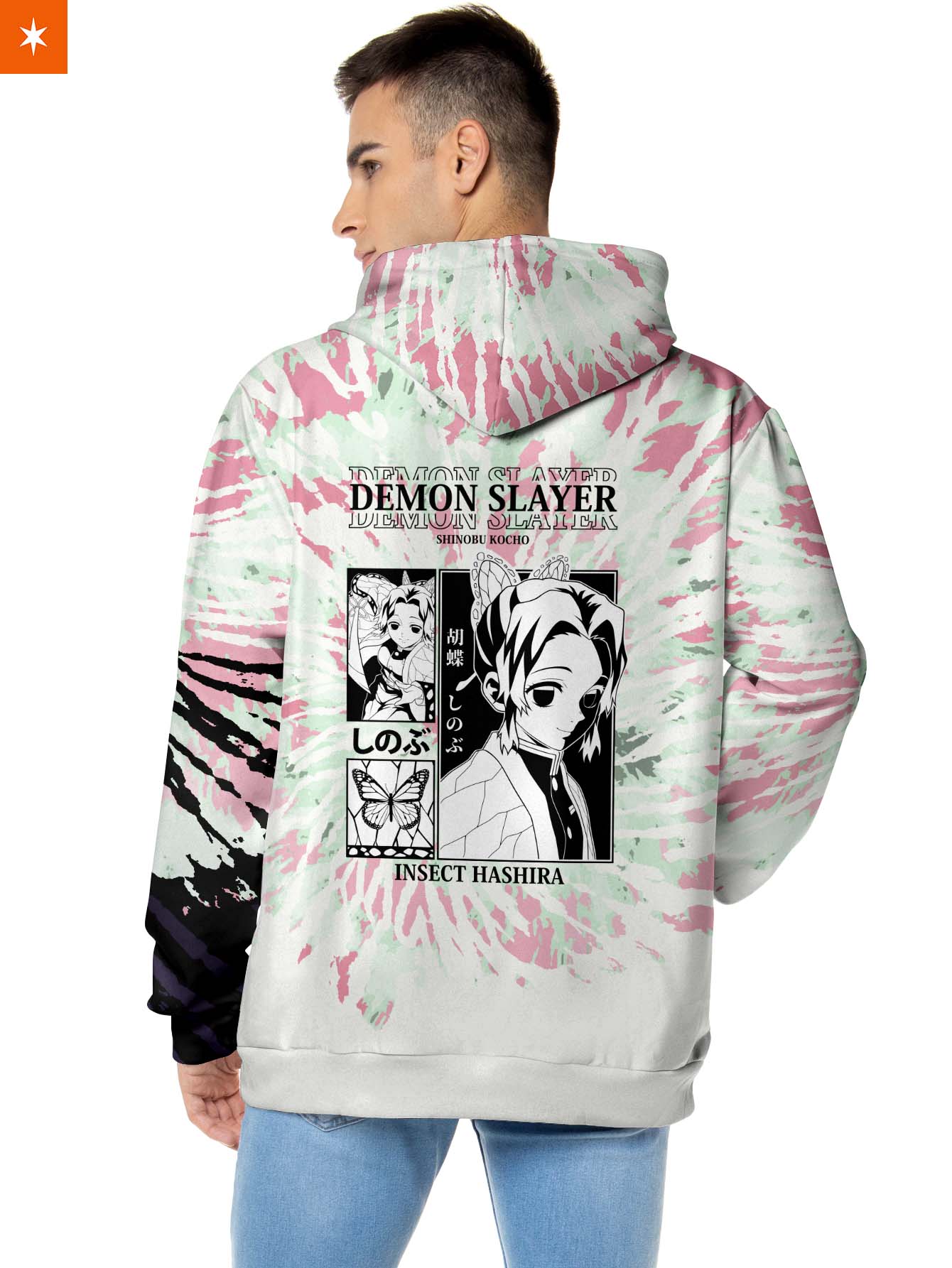 Fandomaniax - Tie Dye Shinobu Unisex Pullover Hoodie