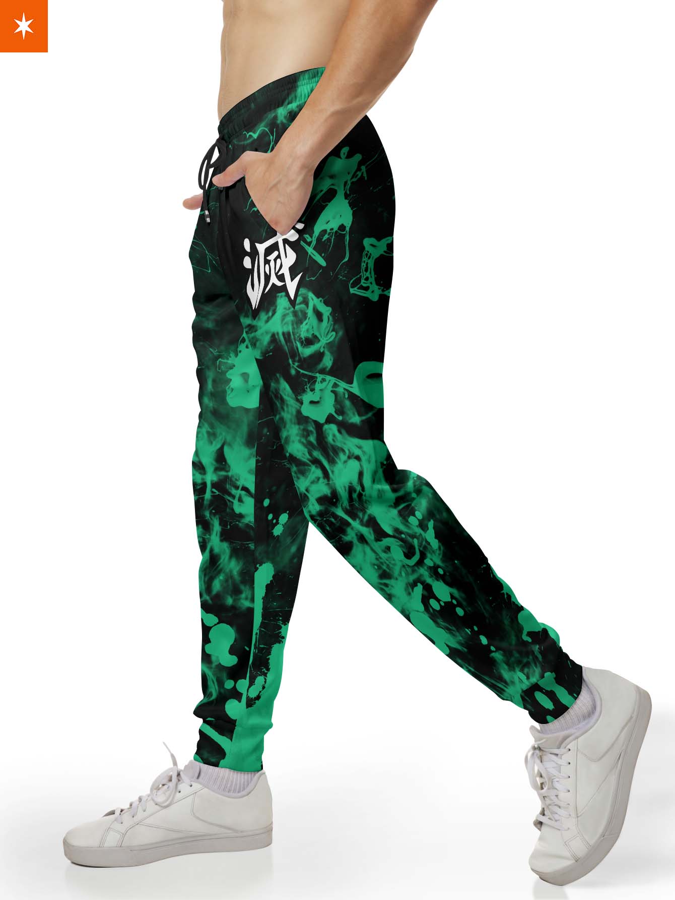 Fandomaniax - Tie Dye Tanjiro Jogger Pants