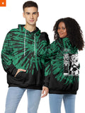 Fandomaniax - Tie Dye Tanjiro Unisex Pullover Hoodie