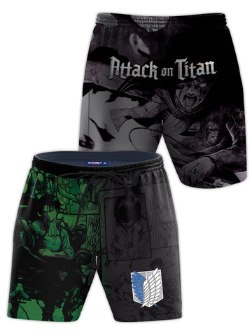 Fandomaniax - Titan Slayer Squad Beach Shorts