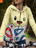 Fandomaniax - Togepi Unisex Zipped Hoodie