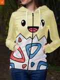 Fandomaniax - Togepi Unisex Zipped Hoodie