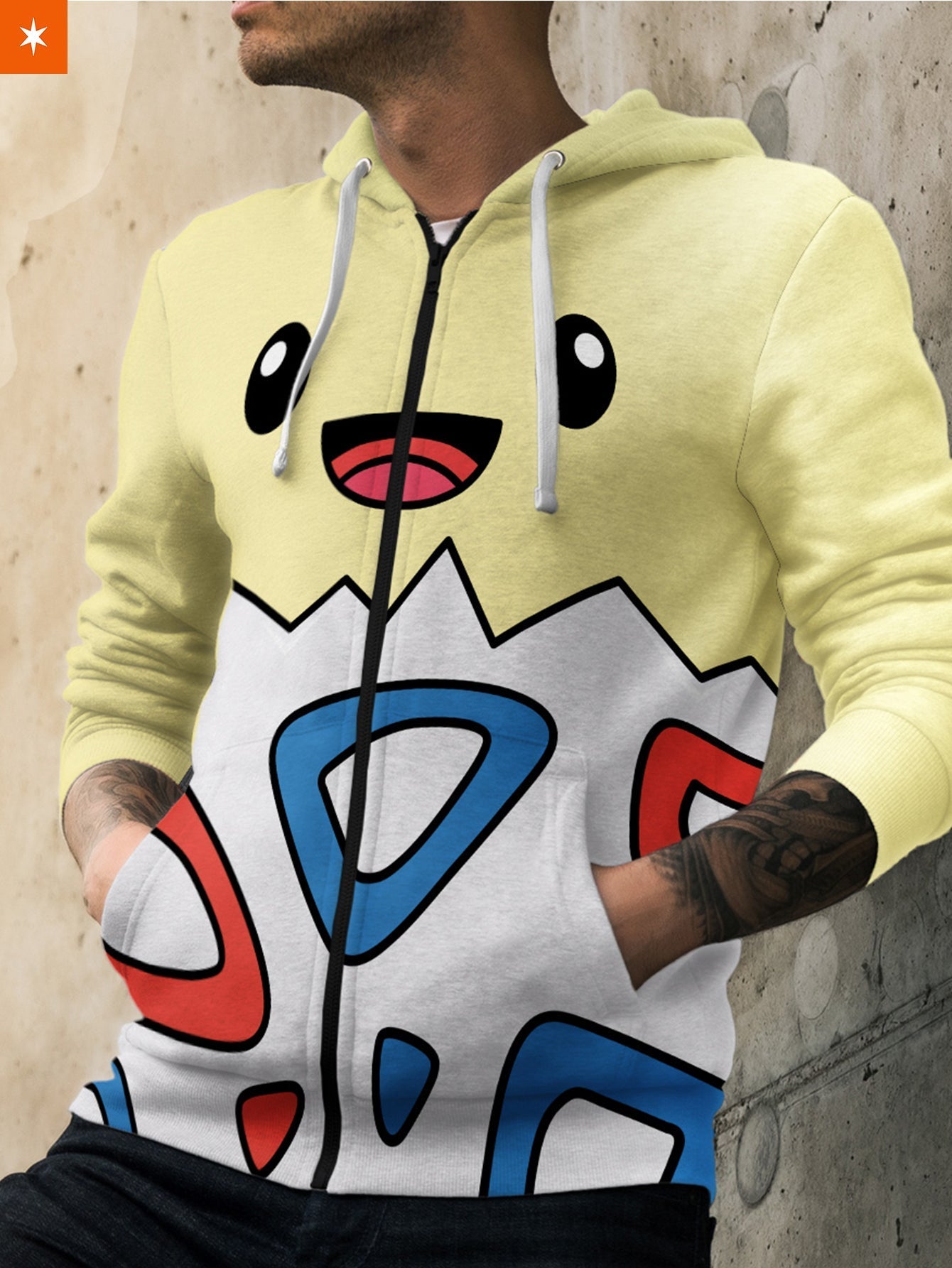 Fandomaniax - Togepi Unisex Zipped Hoodie