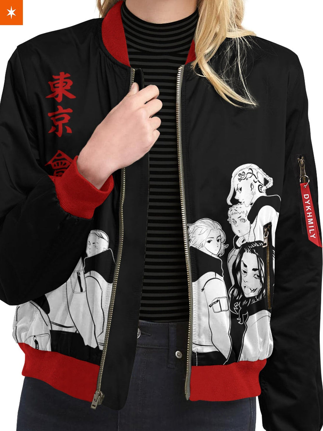 Fandomaniax - Tokyo Manji Kai Bomber Jacket