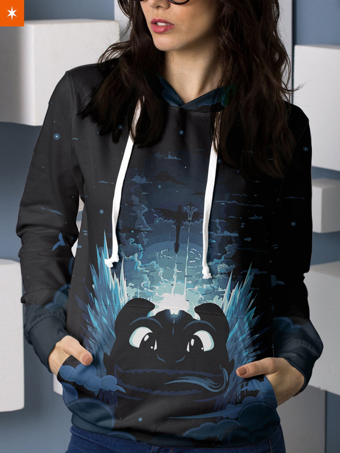 Fandomaniax - Toothless Unisex Pullover Hoodie