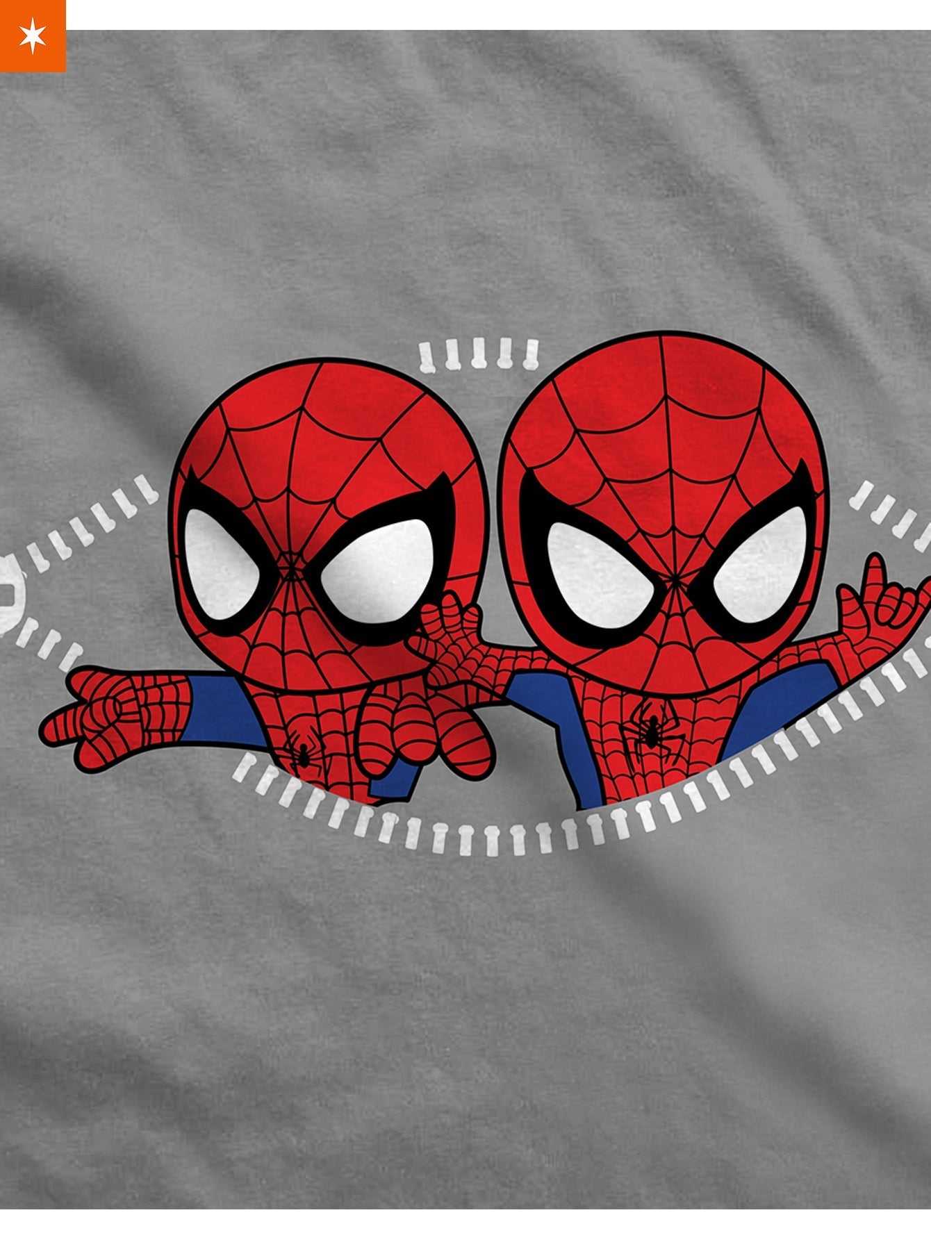 Fandomaniax - Twin Spiderman Peeking Maternity T-Shirt