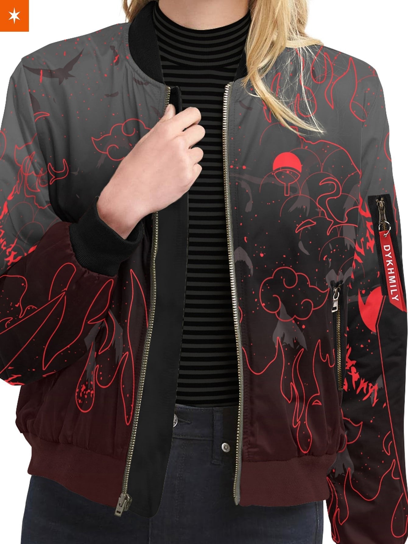 Fandomaniax - Uchiha Emblem Bomber Jacket