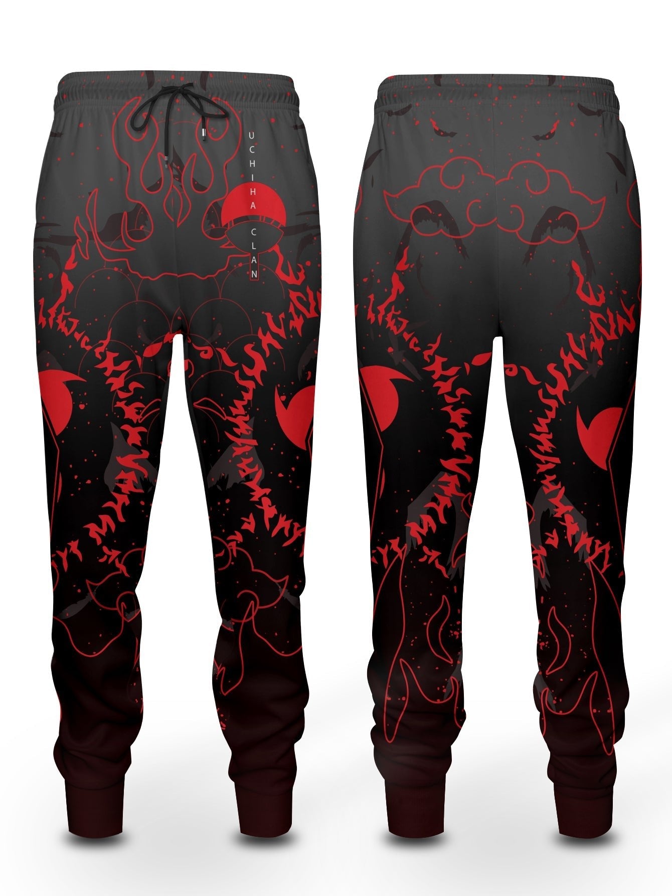 Fandomaniax - Uchiha Emblem Jogger Pants