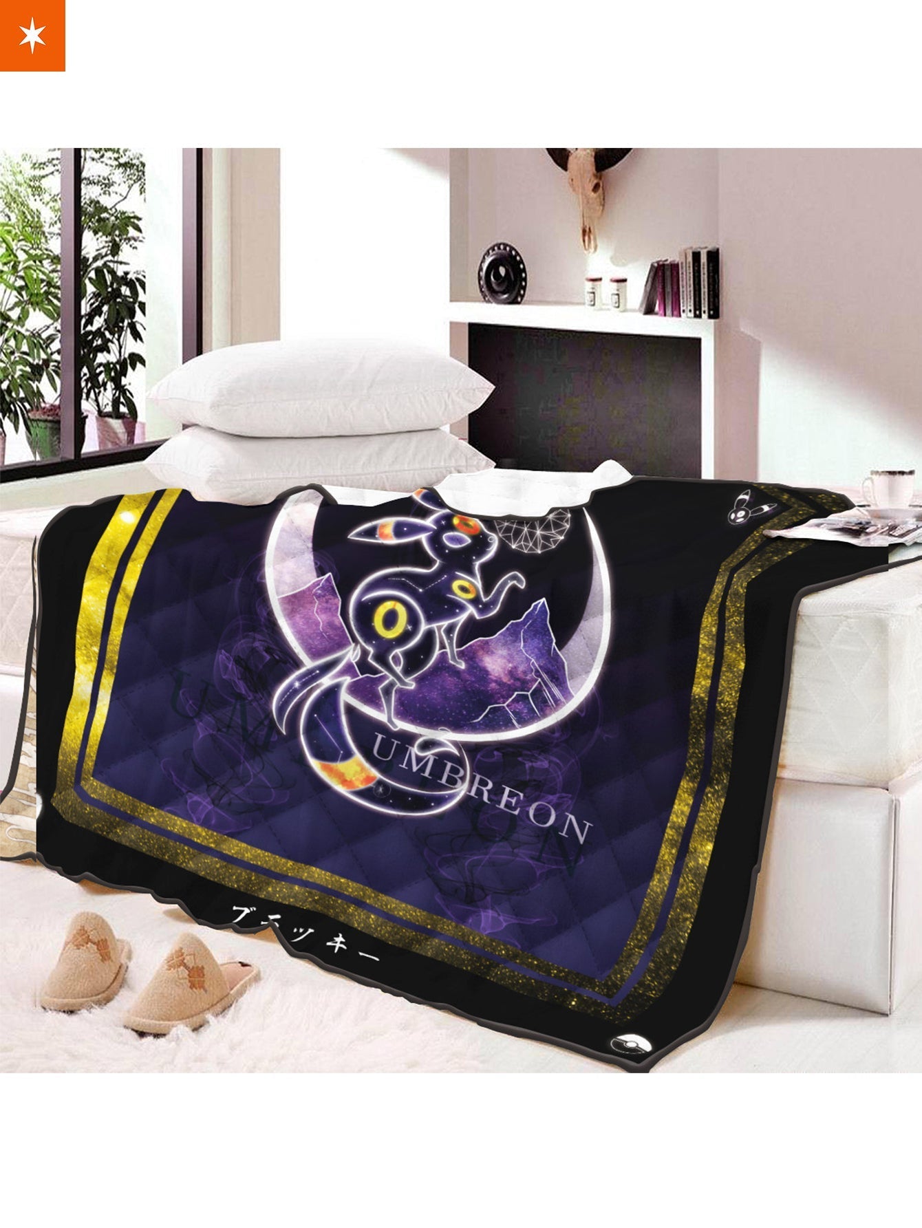 Fandomaniax - Umbreon Spirit Quilt Blanket