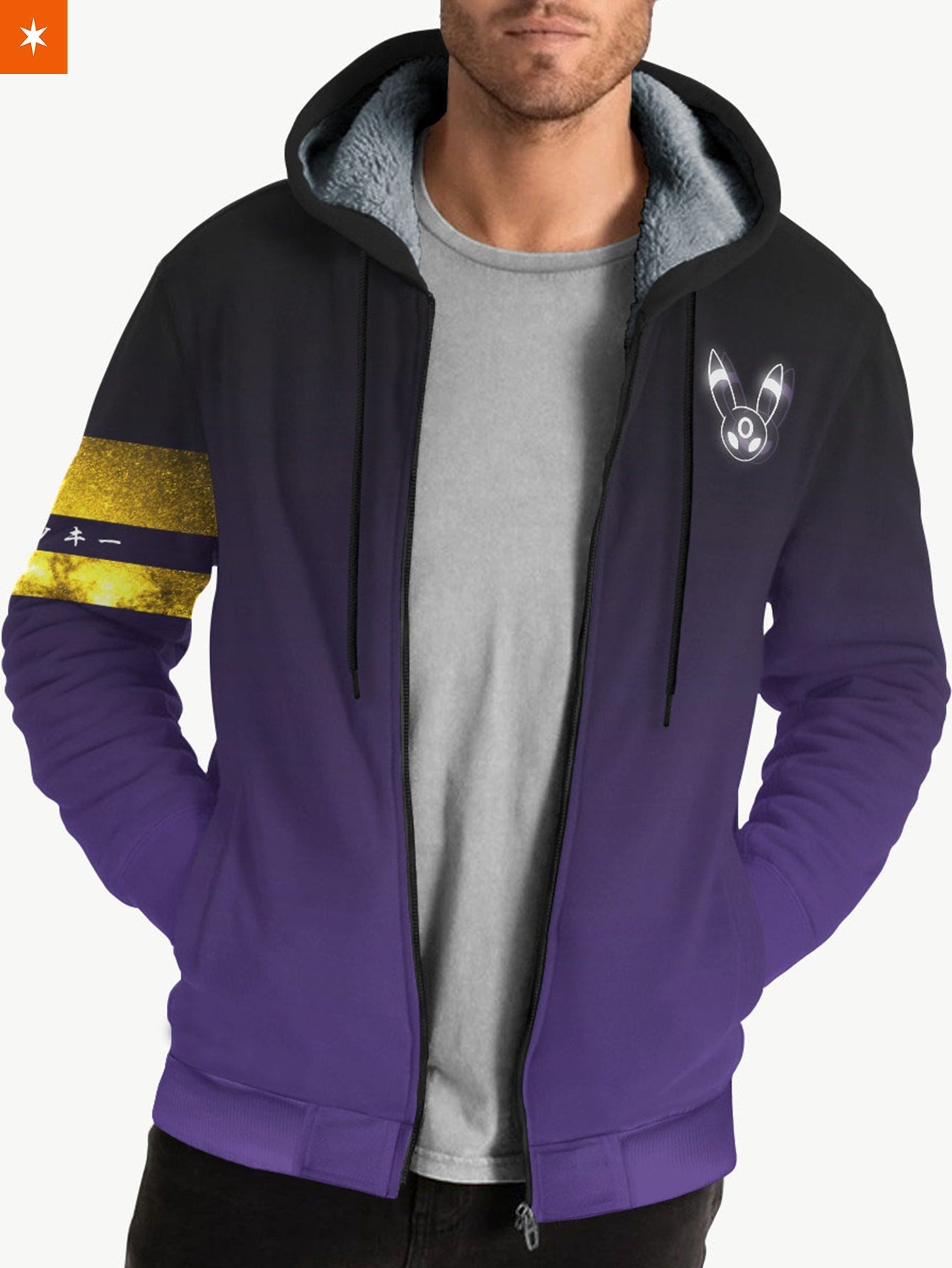 Fandomaniax - Umbreon Spirit Velvet Hoodie