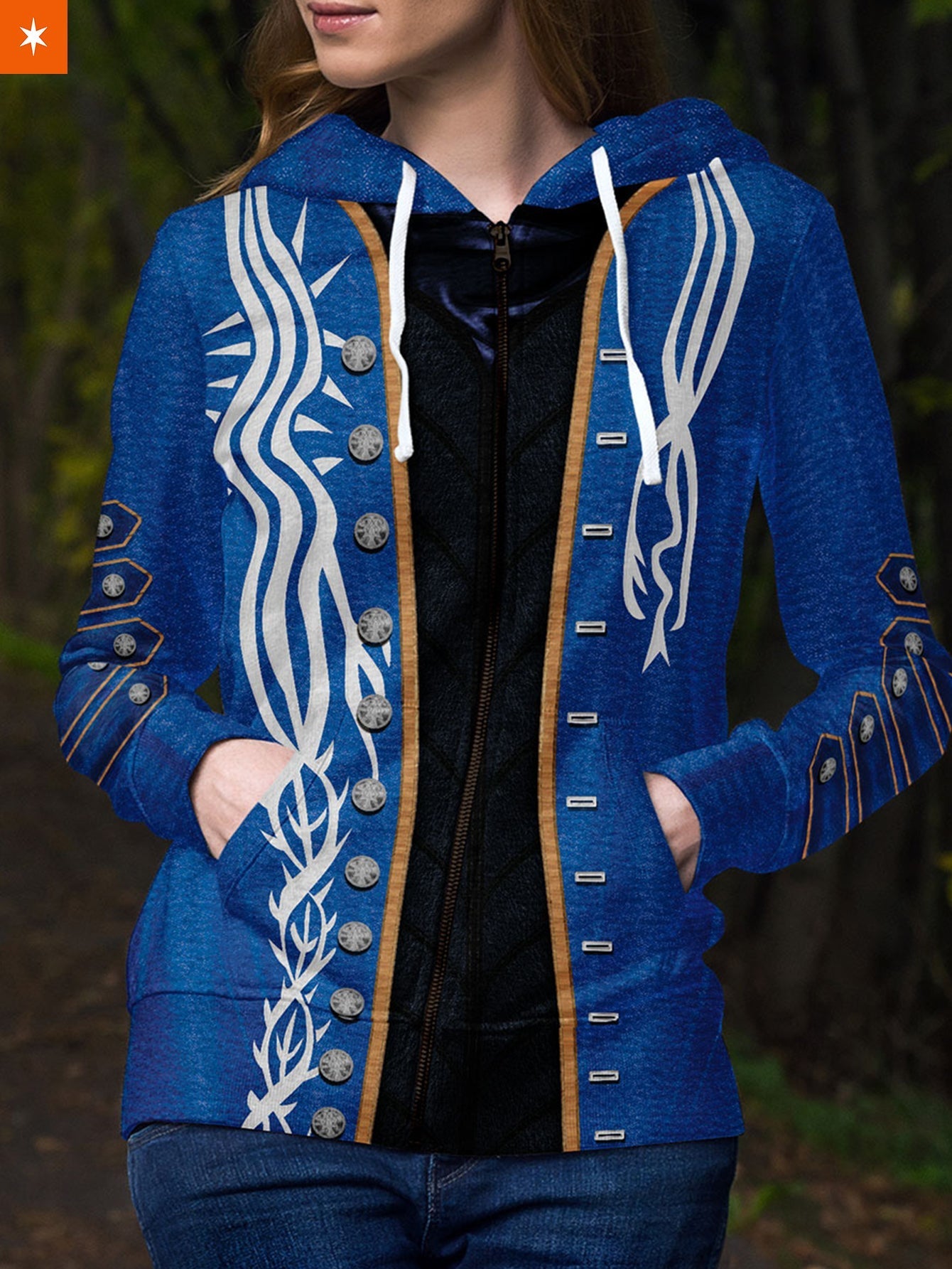 Fandomaniax - Vergil Unisex Zipped Hoodie