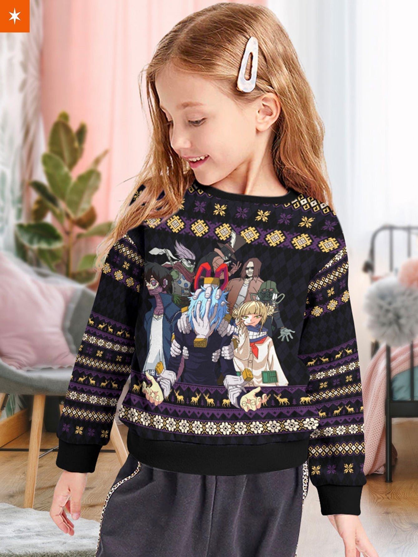 Fandomaniax - Villain Xmas Kids Unisex Wool Sweater