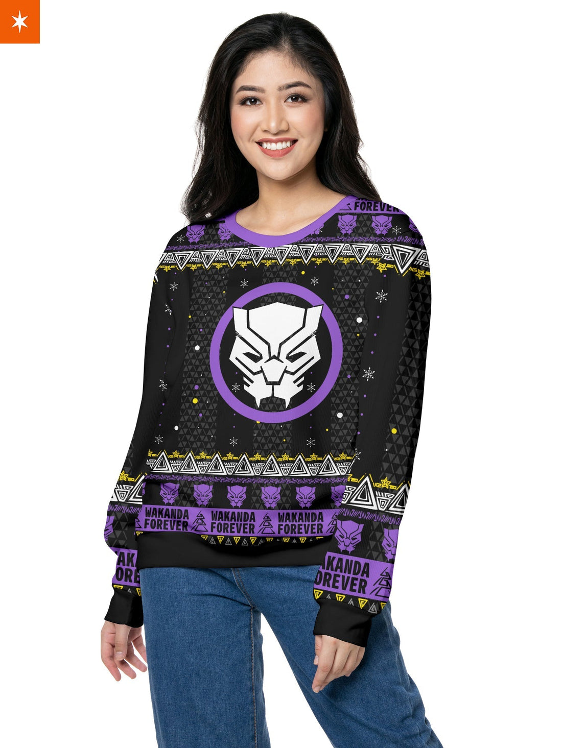 Fandomaniax - Wakanda Christmas Unisex Wool Sweater