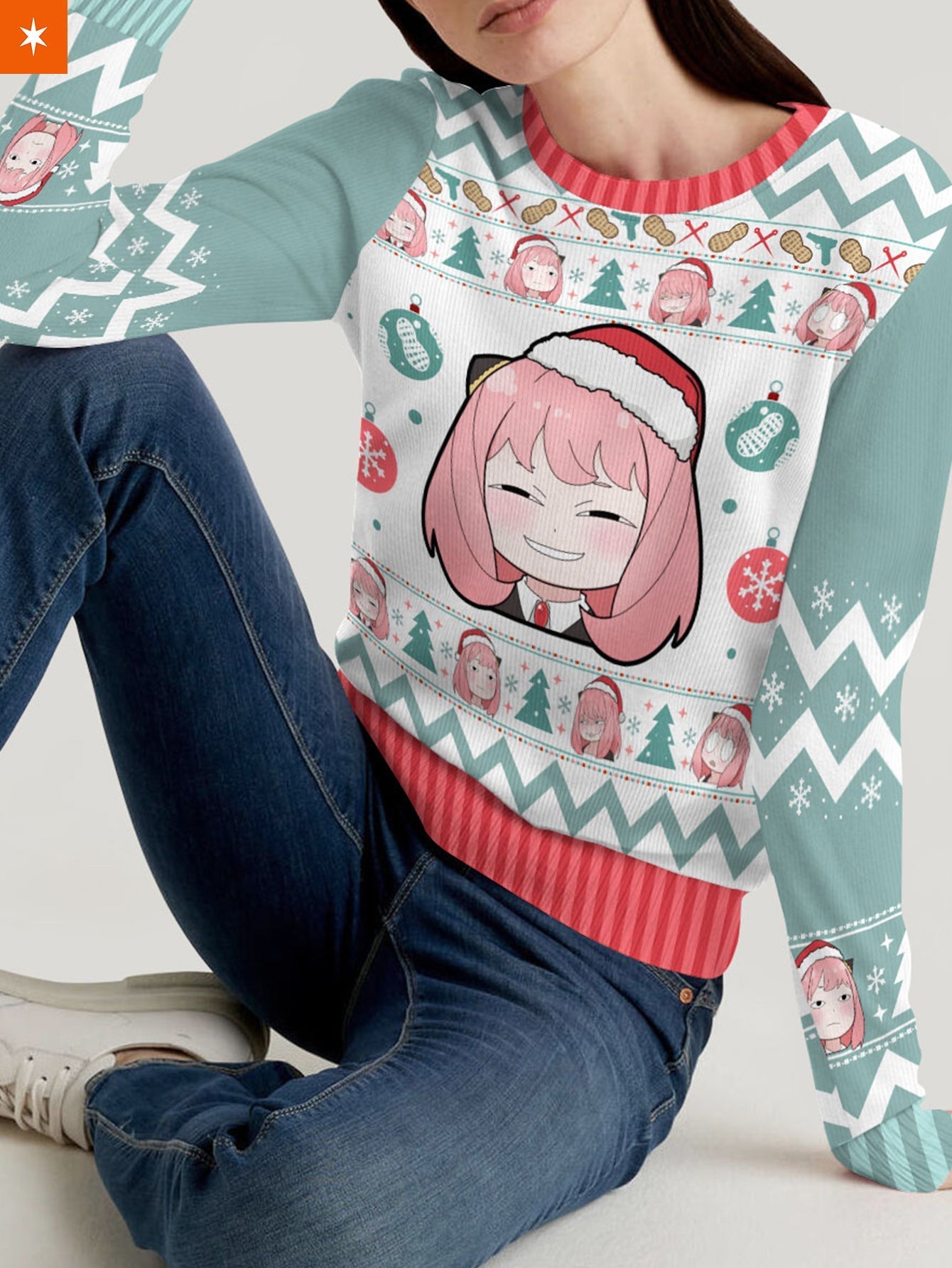 Fandomaniax - [Buy 1 Get 1 SALE] Waku Waku Xmas Unisex Wool Sweater