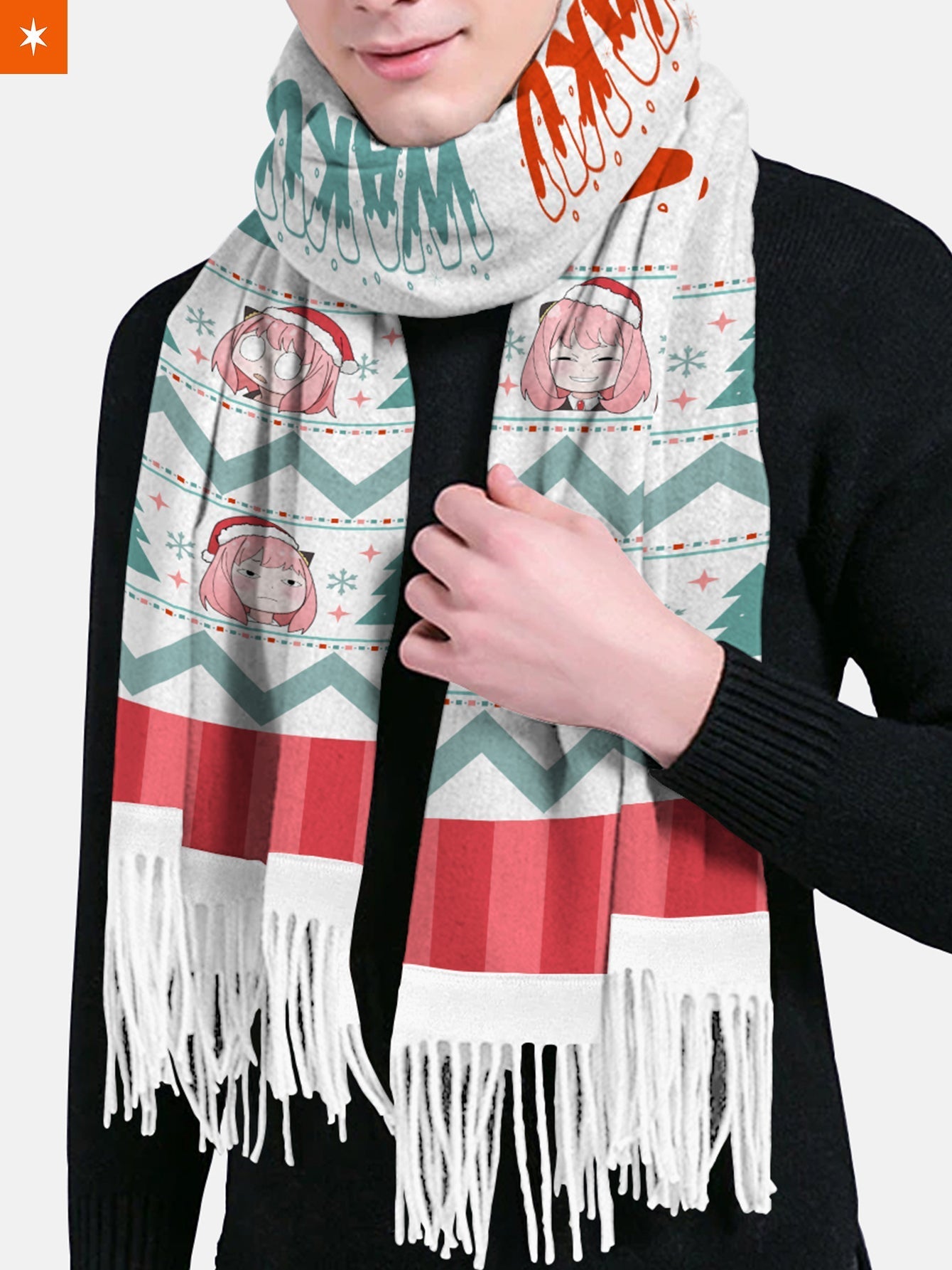 Fandomaniax - [Buy 1 Get 1 SALE] Waku Waku Xmas Wool Scarf