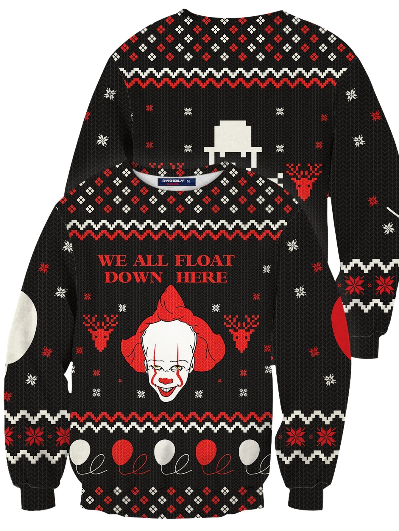 Fandomaniax - We All Float Unisex Wool Sweater